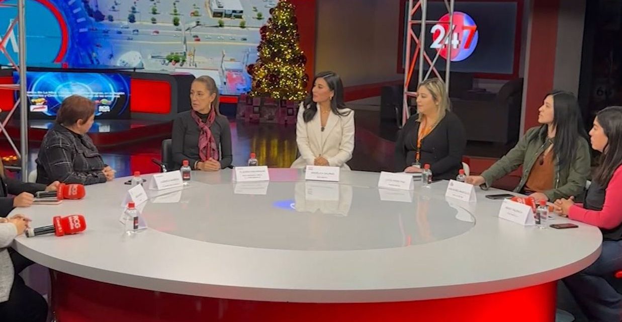 Recibe RCG Media a Claudia Sheinbaum