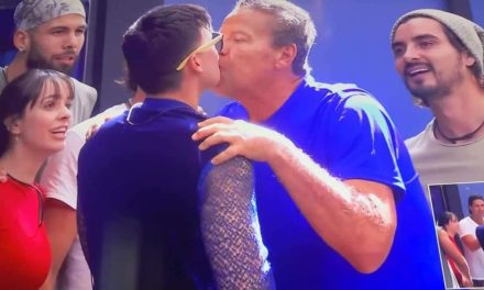Video: Así fue el beso entre Alfredo Adame y ‘La Divaza’ en La Casa de los Famosos