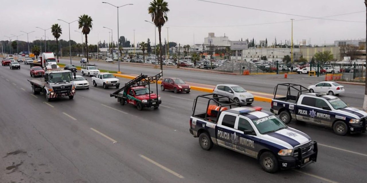 Aumenta presencia policial en vialidades de Ramos Arizpe