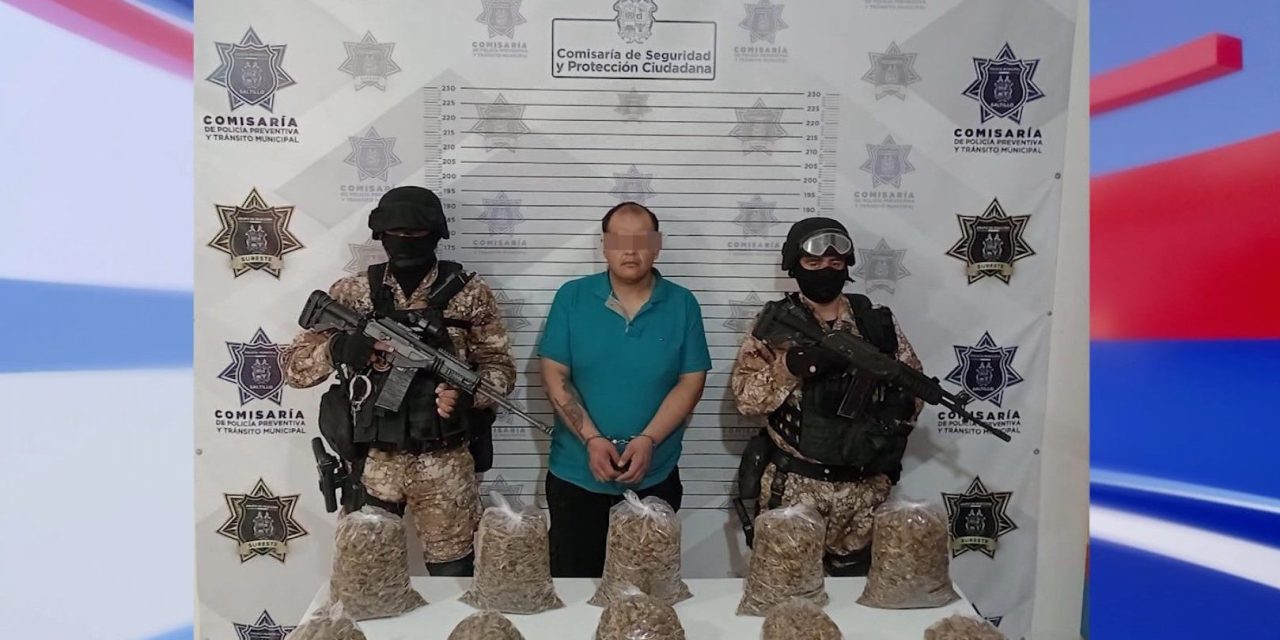 Asegura GRS casi 5 kilogramos de marihuana