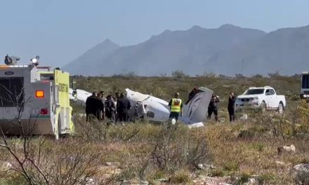 Cuatro personas pierden la vida en caída de aeronave en Ramos Arizpe