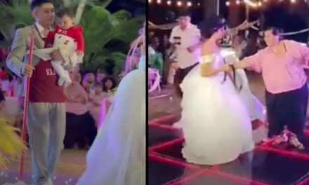 Video: Suegra hace el enojo de su vida luego de que su nuera pusiera a su hijo a bailar como mandilón