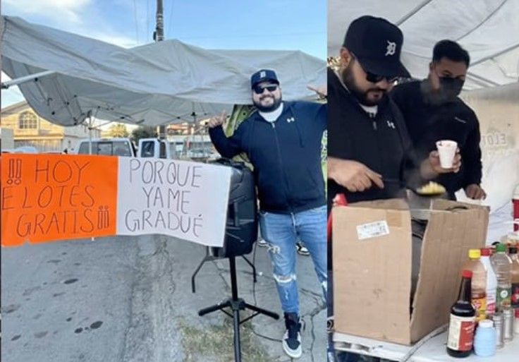 Joven regala elotes al graduarse… los vendía para pagar su carrera