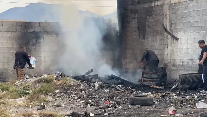 Hombre se queda sin hogar luego de que su tejabán terminara en cenizas