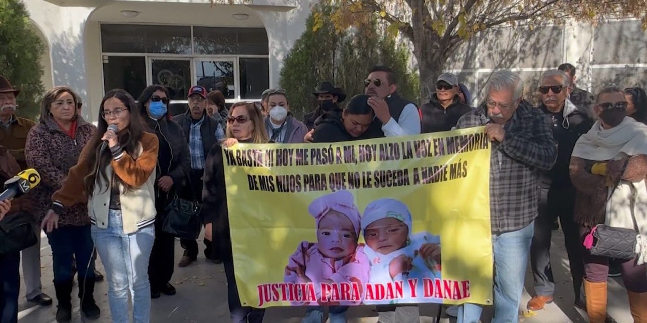 Padres de bebés fallecidos en Saltillo exigen justicia