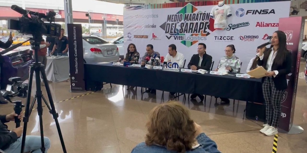 Presentan primer medio maratón del Sarape en Saltillo