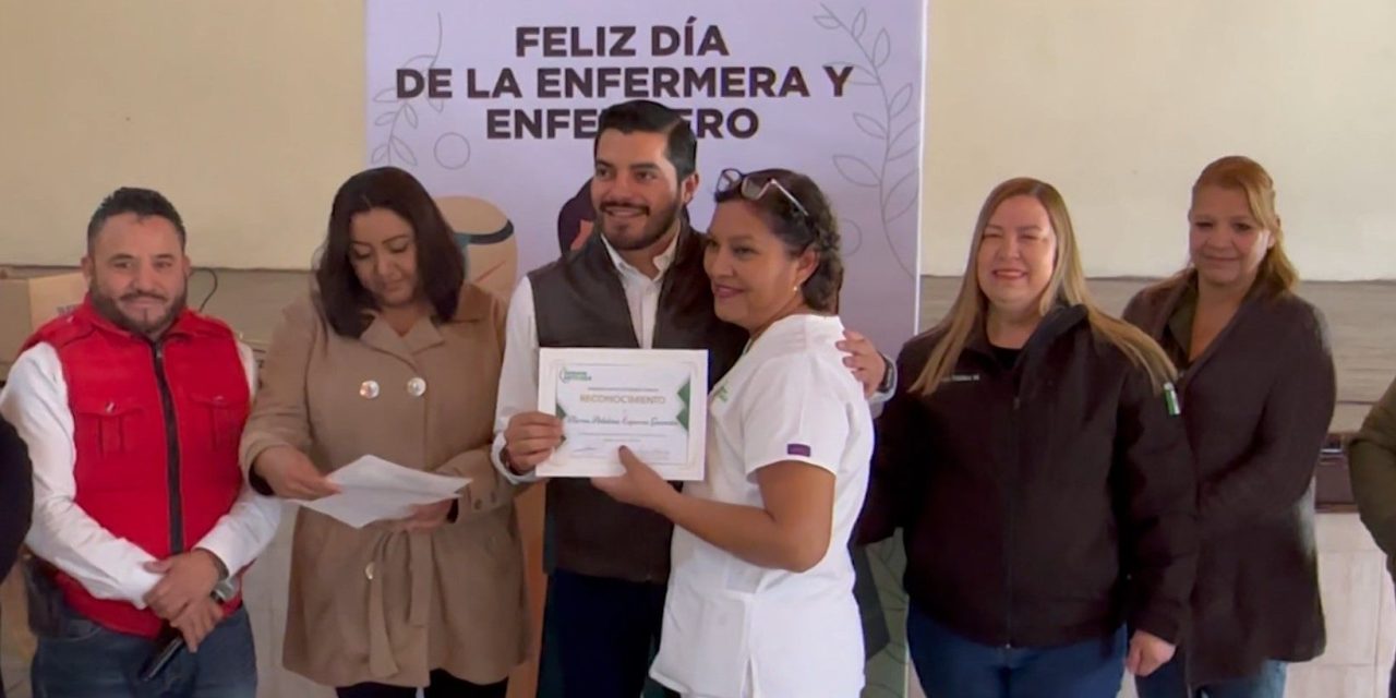 Reconocen a enfermeras y enfermeros de Arteaga