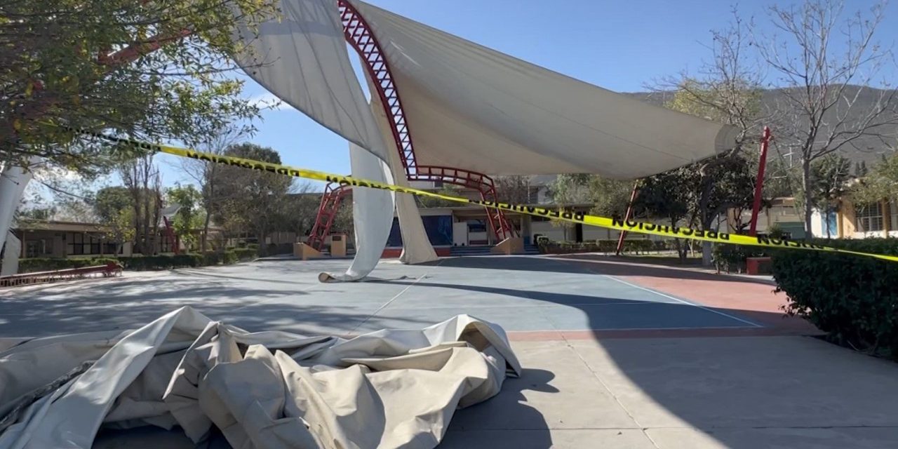 Fuertes vientos destruyen velaría del ICH