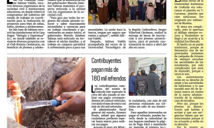 Portada RCG Carbonífera [4 de febrero de 2024] DIF Coahuila respalda proyectos sociales; Adolescente atenta contra su vida en Múzquiz y más…