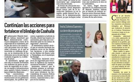 Portada RCG Carbonífera [15 de febrero de 2024] Colocan Subconsejo de Salud Mental en la Carbonífera; atenta contra su vida tras discusión con su pareja y más…