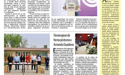 Portada RCG Carbonífera [29 de febrero de 2024] Cumple Manolo Jiménez en los 38 municipios; tolvanera sorprende a Sabinas y más…