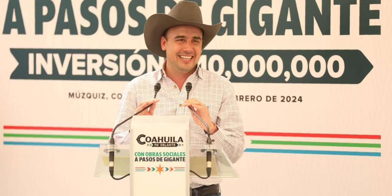 Da Manolo banderazo a proyectos en la Carbonífera