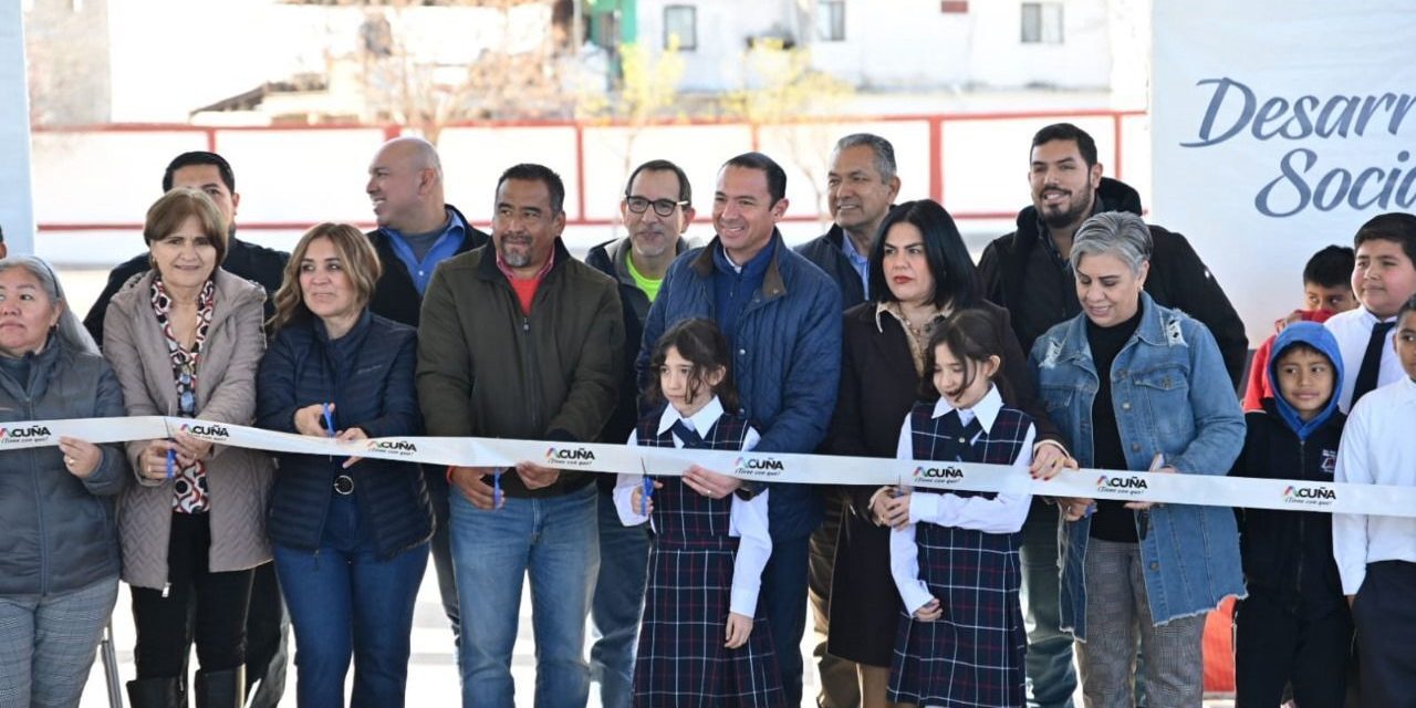 Llegan obras a decenas de escuelas de Acuña