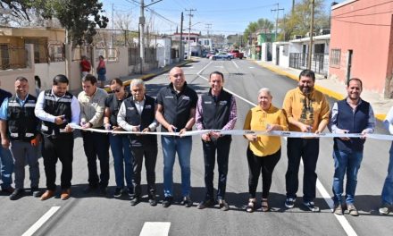 Entregan más obras de pavimentación en Acuña