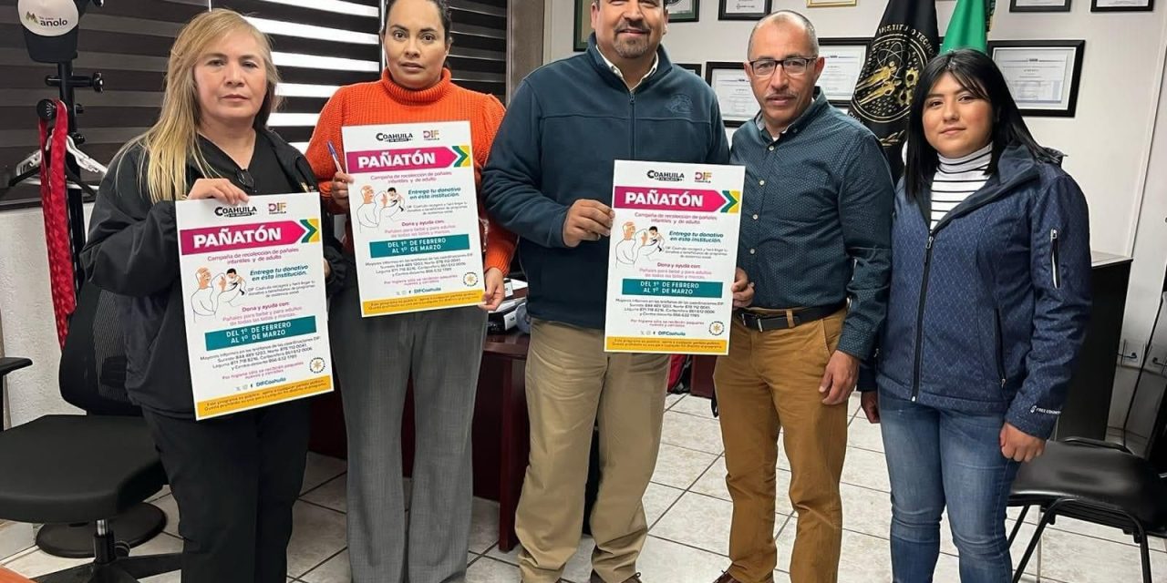 Mantiene DIF Acuña campaña del ‘Pañatón’