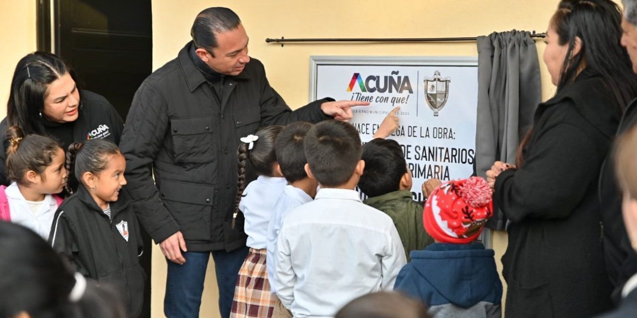 Fortalece Acuña la infraestructura educativa