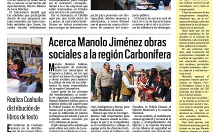 Portada RCG Fronteriza [24 de febrero de 2024] Aprueba Acuña nuevo sistema de transporte público; mantiene DIF Acuña campaña del ‘Pañatón’ y más…