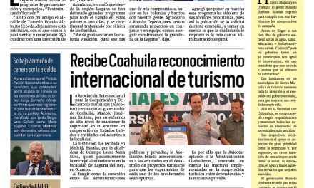 Portada RCG Lagunera [22 de febrero de 2024] Inicia el programa ‘Pavimentando Torreón’; entrega DIF apoyos funcionales en la Laguna y más…