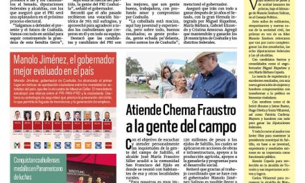 Portada RCG Media [25 de febrero de 2024] Vamos con todo a ganar por el bien de Coahuila: Manolo; Atiende Chema Fraustro a la gente del campo y más…