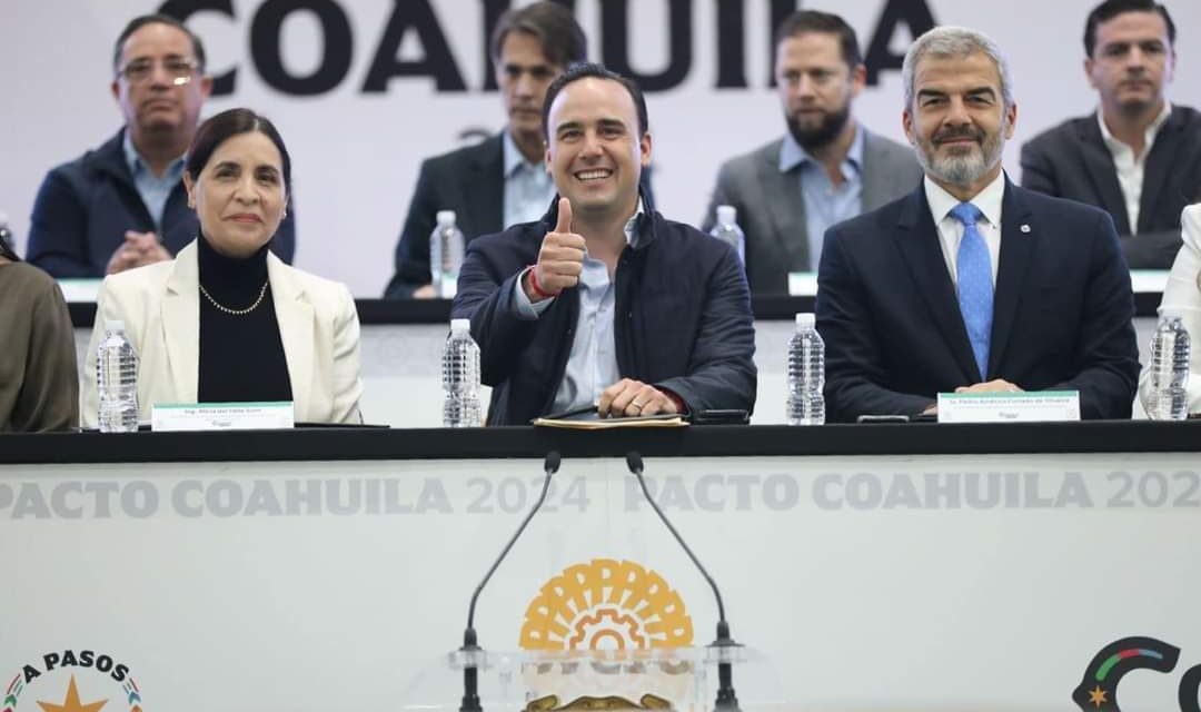 En unidad; se firma el Pacto Coahuila 2024
