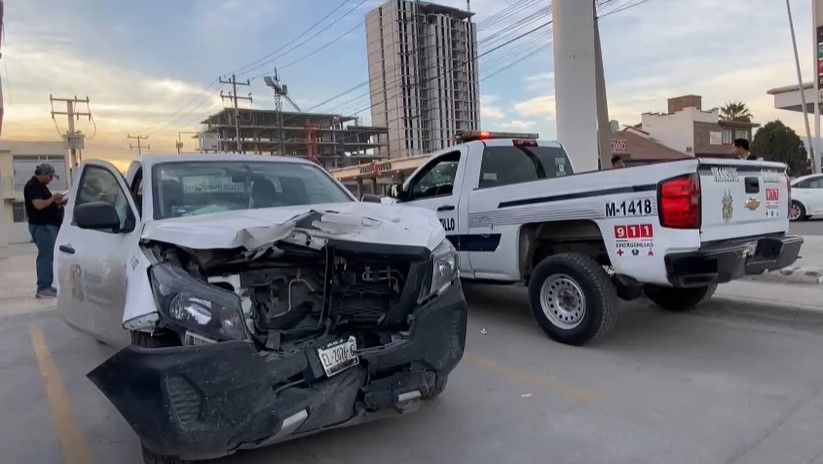 Circula en sentido contrario y provoca accidente en Saltillo