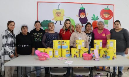 Entrega DIF Arteaga Leche Fortificada en apoyo a niñas y niños del CCAPI