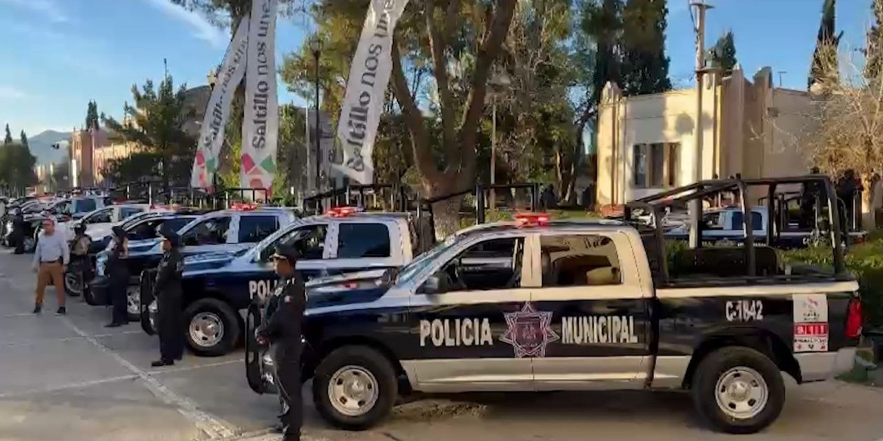 Estrenará 31 patrullas municipio de Saltillo