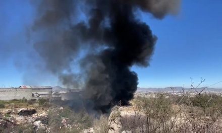 Incendio en arroyo moviliza a Bomberos Saltillo
