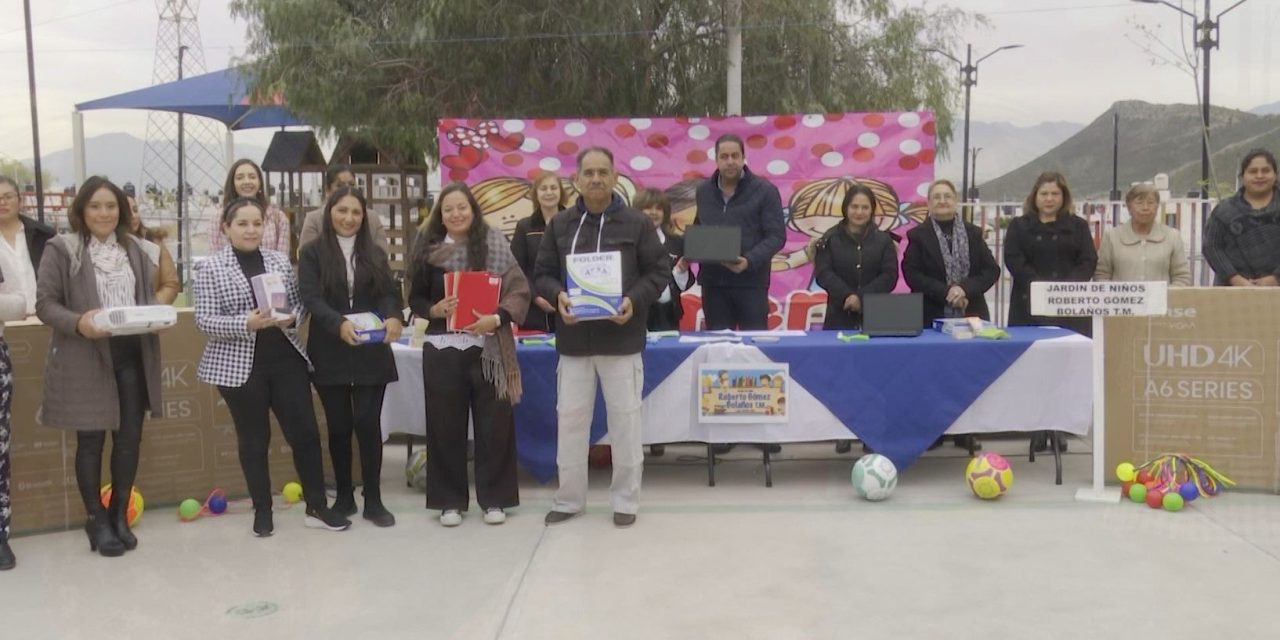Mejora tu Escuela llega a Jardín de Niños en Ramos Arizpe