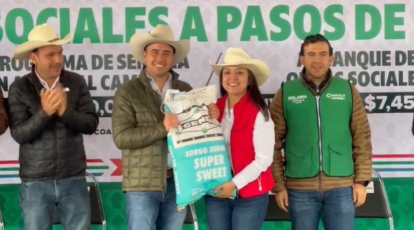 Da inicio programa de semilla forrajera en Parras de la Fuente