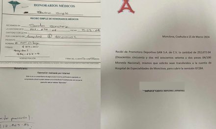 Acereros entrega donativo a familia de Daniel