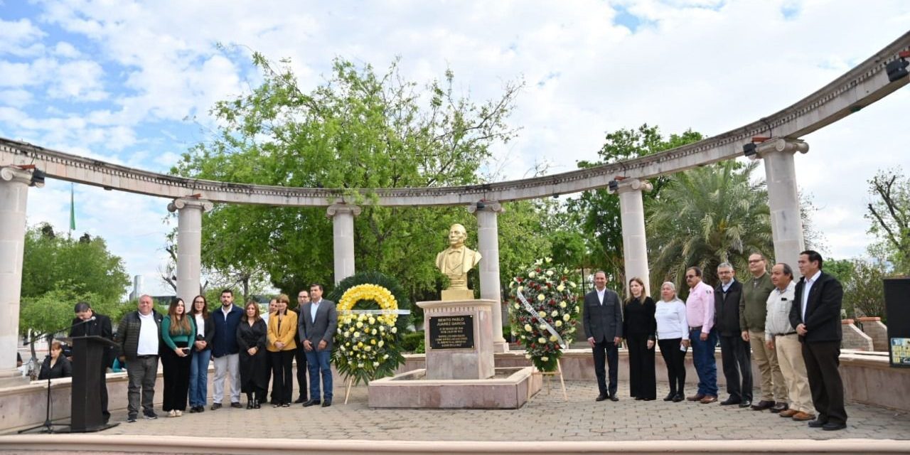 Conmemoran en Acuña el Natalicio de Benito Juárez