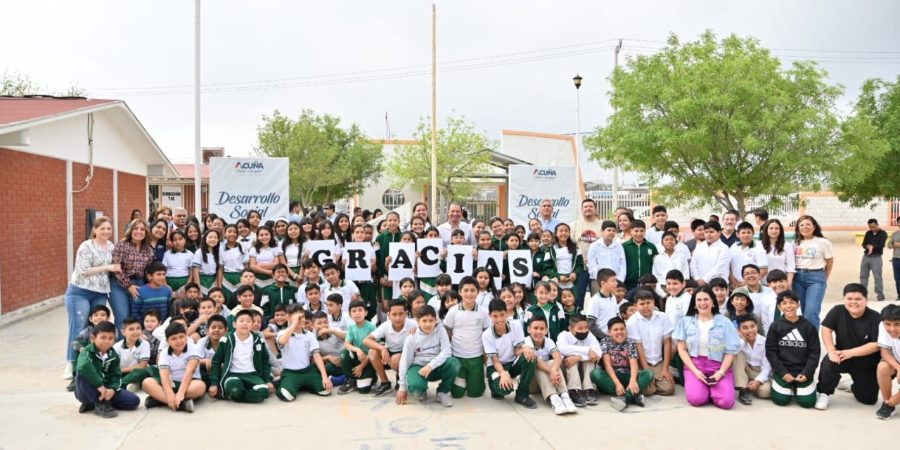 En Acuña mantienen trabajos de fortalecimiento de infraestructura educativa