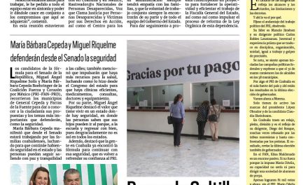 Portada RCG Media [3 de marzo de 2024] Manolo Jiménez establece acuerdos con familias de personas desaparecidas; Recauda Saltillo 350 mdp en predial y más…