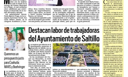 Portada RCG Media [12 de marzo de 2024] Entrega Manolo Jiménez Premio Municipal de la Mujer; madre de menor iría a prisión por delito del hijo y más…