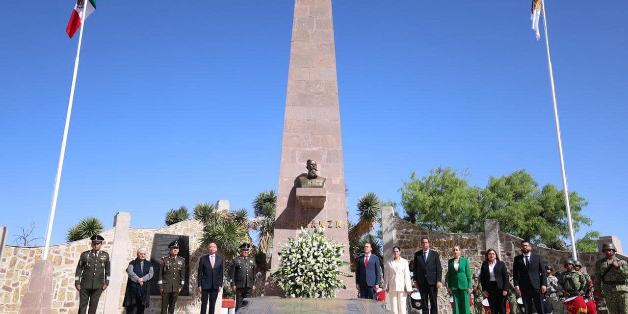 Recuerdan el aniversario de la firma del Plan de Guadalupe