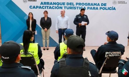 Capacitan a la Policía Turística de Saltillo