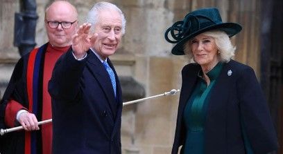 Asiste Carlos III a la misa de Pascua… es su primera aparición pública desde febrero