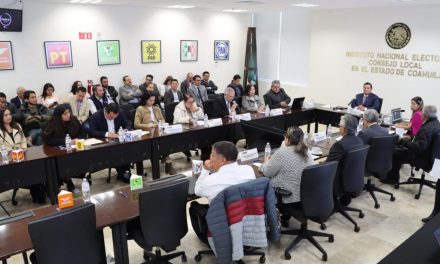 Sesionó el Consejo General del INE Coahuila