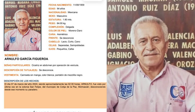 Arnulfo García Figueroa, regidor del PAN en Cotija, Michoacán está desaparecido