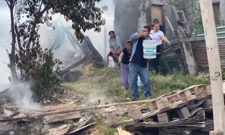 Se incendian tejabanes en la colonia Morelos Quinto Sector