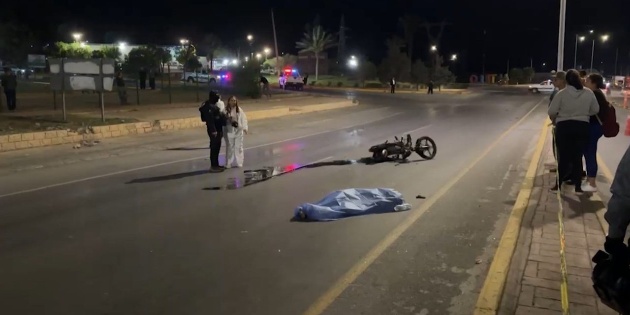 Joven motociclista fallece en accidente en Saltillo