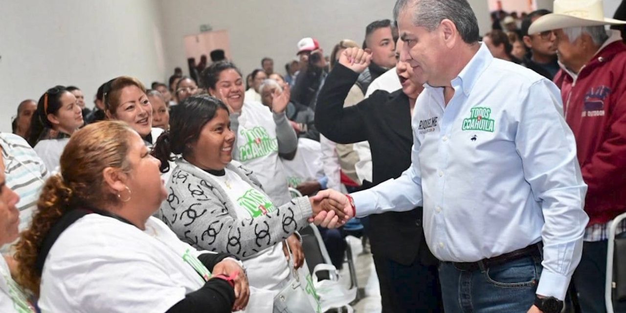 Maria Barbara y Riquelme visitan Sierra Mojada