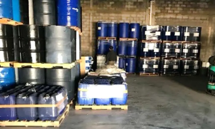 Aseguran 100 toneladas de sustancias químicas en Culiacán, Sinaloa