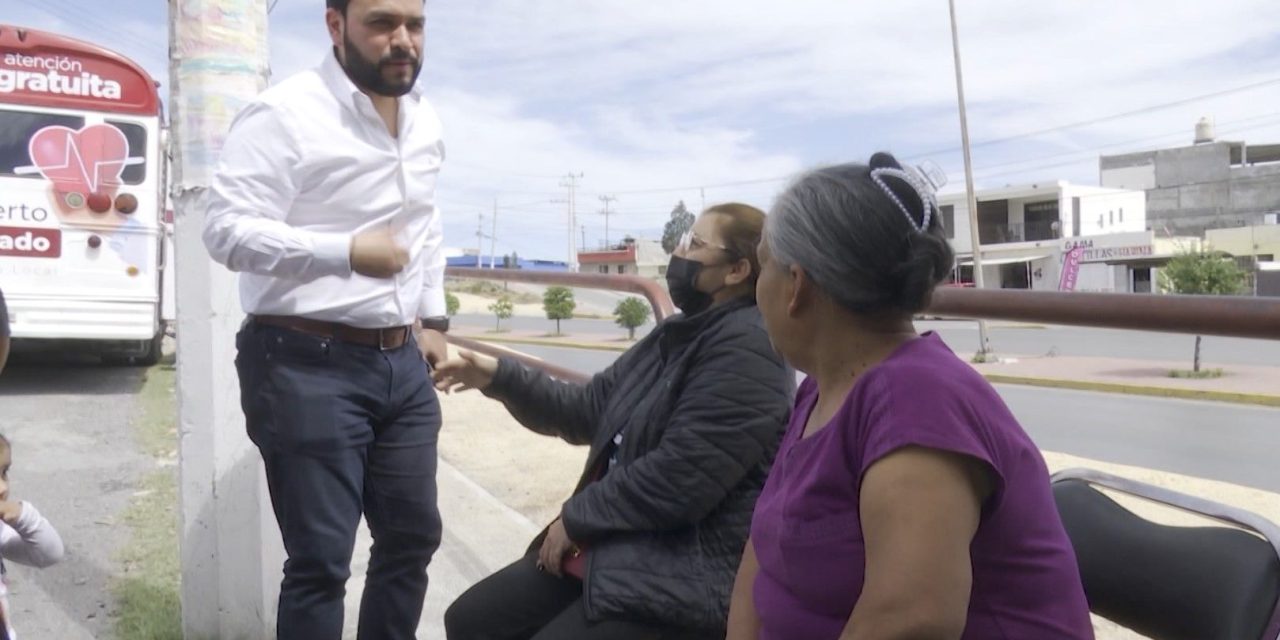 Alberto Hurtado sigue con el módulo móvil de la salud en Saltillo