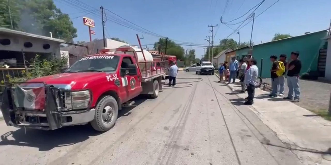 Cuantiosos daños deja incendio en Múzquiz