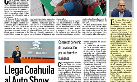 Portada RCG Centro [26 de abril de 2024] Podrían modificar horarios escolares por altas temperaturas; aún sin fecha para debate entre candidatos a la Alcaldía y más…