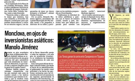 Portada RCG Media [28 de abril de 2024] Festejan PRI y Chema Fraustro a los niños saltillenses; Monclova, en ojos de inversionistas asiáticos: Manolo Jiménez y más…