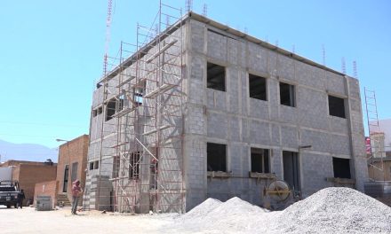 Avanza la construcción de este espacio en la Comandancia de la Policía Municipal