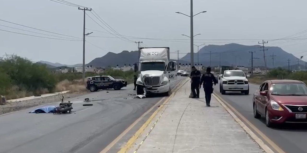 Muere motociclista en Ramos Arizpe, Coahuila